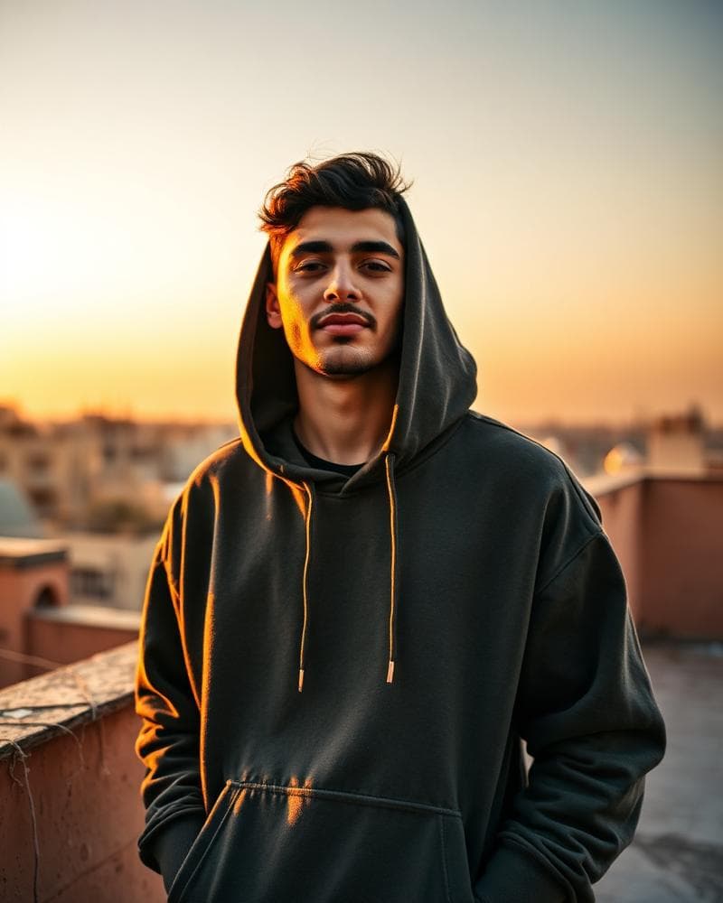 Tareeq heavyweight hoodie. Built different.